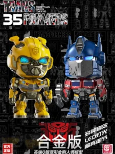 Alloy Bumblebee Optimus Prime Figure Transformers Robot Model Toy Figurine Decoration Birthday Gift for Men