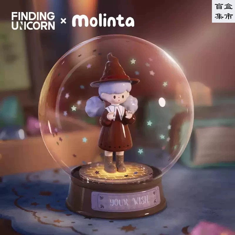 46-90 Popcorn Sister Molinta Chasing the Light Series Blind Box Looking for Unicorns Cute Healing Trendy Toy Figure