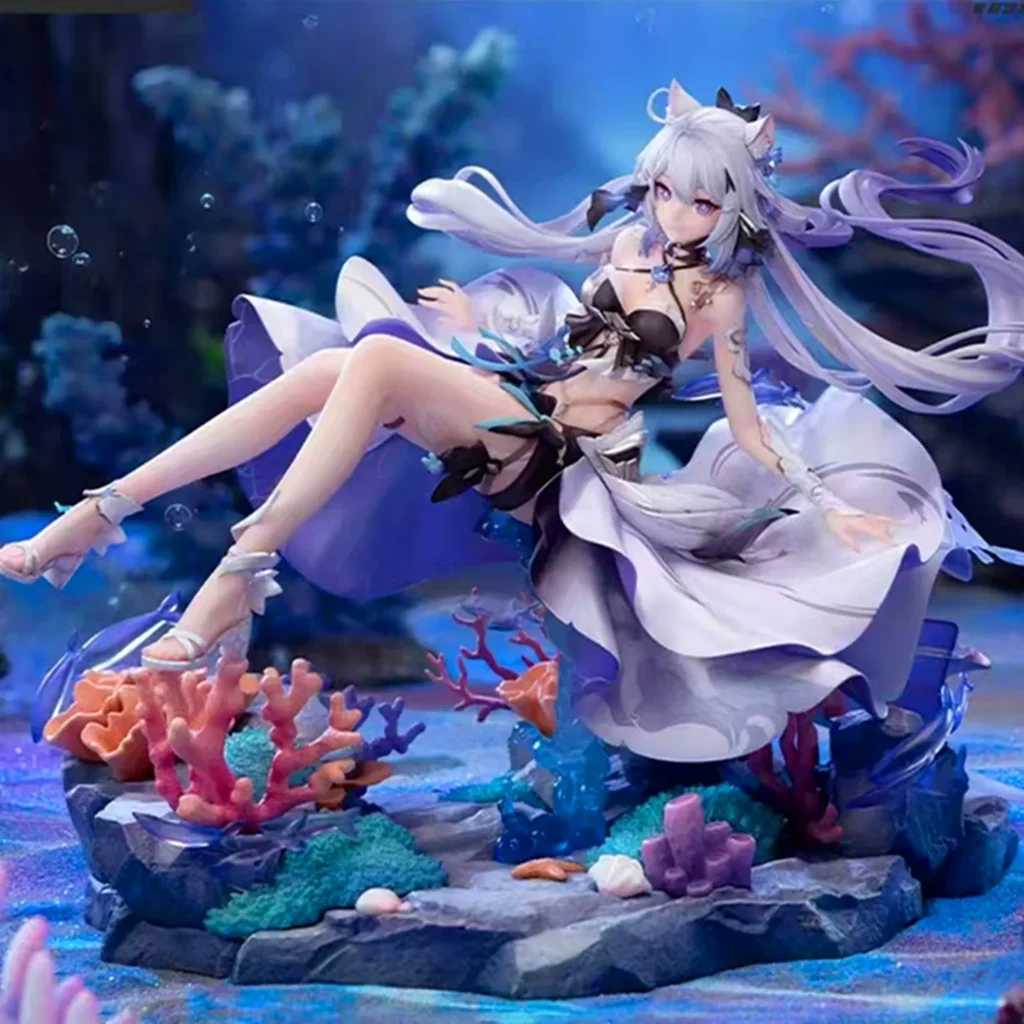 Honkai Star Rail Figure, Two-Dimensional Kiara Figure, Butterfly Statue, Desktop Ornament, Birthday Gift, Blind Box