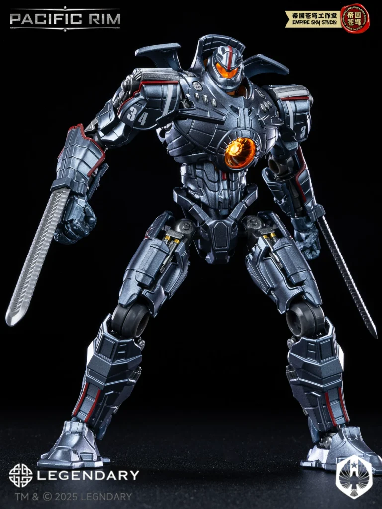 Authentic Pacific Rim Mecha Danger Wanderer Eureka Storm Crimson Glowing Toy Figure