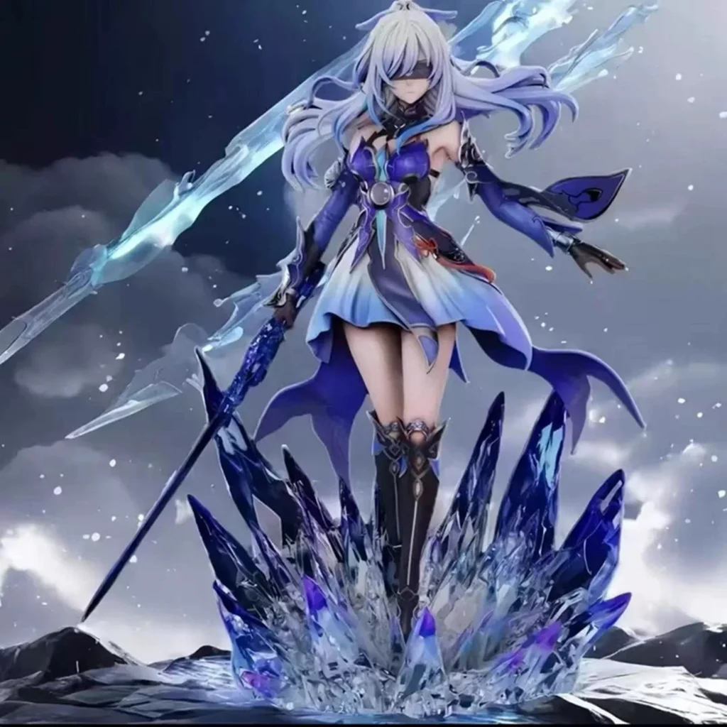 Honkai Impact 3Rd Star Dome Railway March 7Th Game Merchandise Fenghua Mirror Flow Figure Case-Type Blind Box Ornament Big Gift