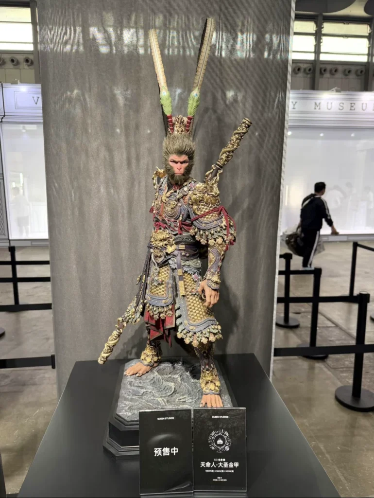 Queenstudios Black Myth: Wukong Destiny Hero Golden Armor 1/3 Scale Figure Statue Available for Overseas Shipping