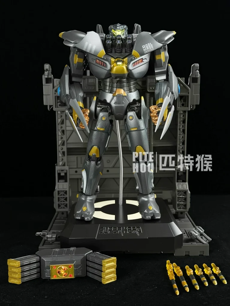 Pacific Rim Electroplated Eureka Raider Mecha Glowing Model Revenge Wanderer Articulated Action Figure Toy