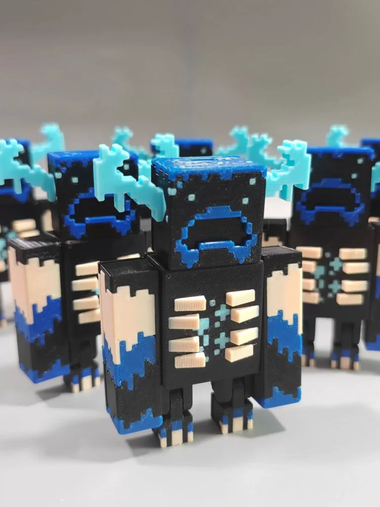 Minecraft Toy Figurine Guardian Model Boy Desktop Ornament Assembly Tool Model Doll Ornament