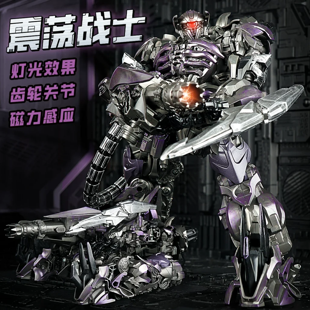 Children's Transforming Toy Shockwave Movie Alloy Official Optimus Prime Robot Tank Model for Boys
