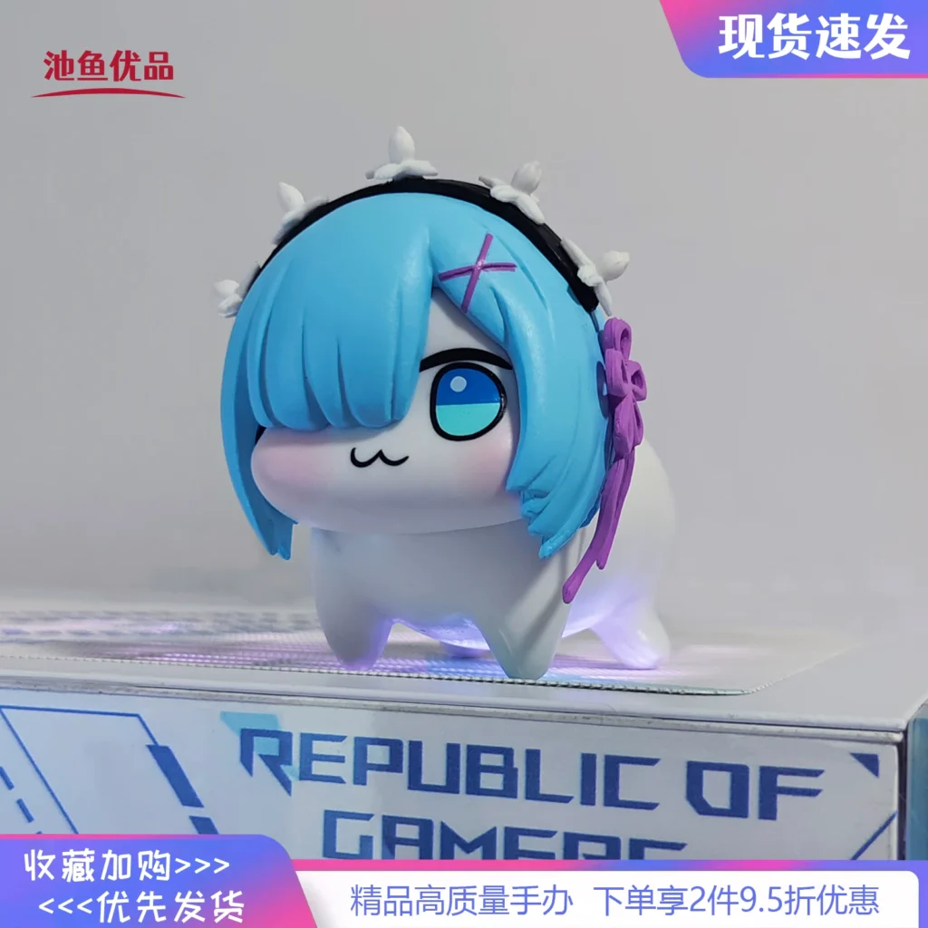 Doro Rem Re:0 Ram Anime Figure Q Version Dorothy Toy Ornament Doll Desk Decoration Birthday Gift