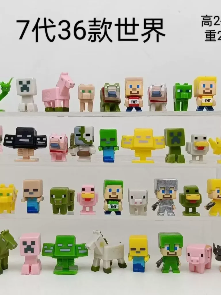 Minecraft New Block Figures Minecraft 36 Different Types of Figures Creeper Monster Model Toy Ornaments