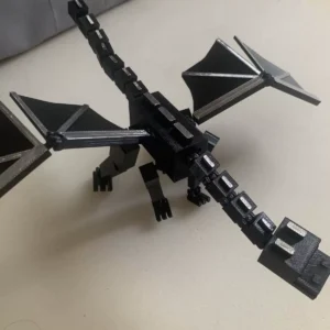 Articulated Action Figure 3D Printed Minecraft Chinese-Made Ender Dragon Model Figurine Cute and Movable