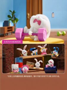 Miniso the Secret Life of Pets Little White Rabbit Boss Blind Box Cute Figurine Gift