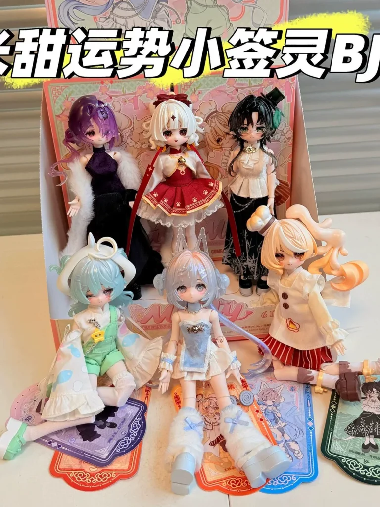 Authentic Come4Free Mi Tian Third Generation Fortune Fortune Teller 8-Point Bjd Movable Doll Figurine Blind Box Decoration for Girls