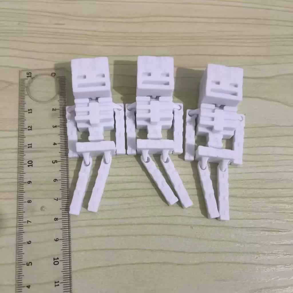 3D Printed Realistic Minecraft Skeleton Figurine, Movable Joints, Gift Toy, Popular Online