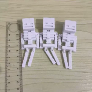 3D Printed Realistic Minecraft Skeleton Figurine, Movable Joints, Gift Toy, Popular Online