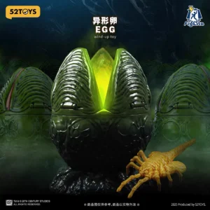 【New Product】Beast Box Lightning Dance Series Alien Facehugger Egg Wind-Up Toy Movable Action Figure Model