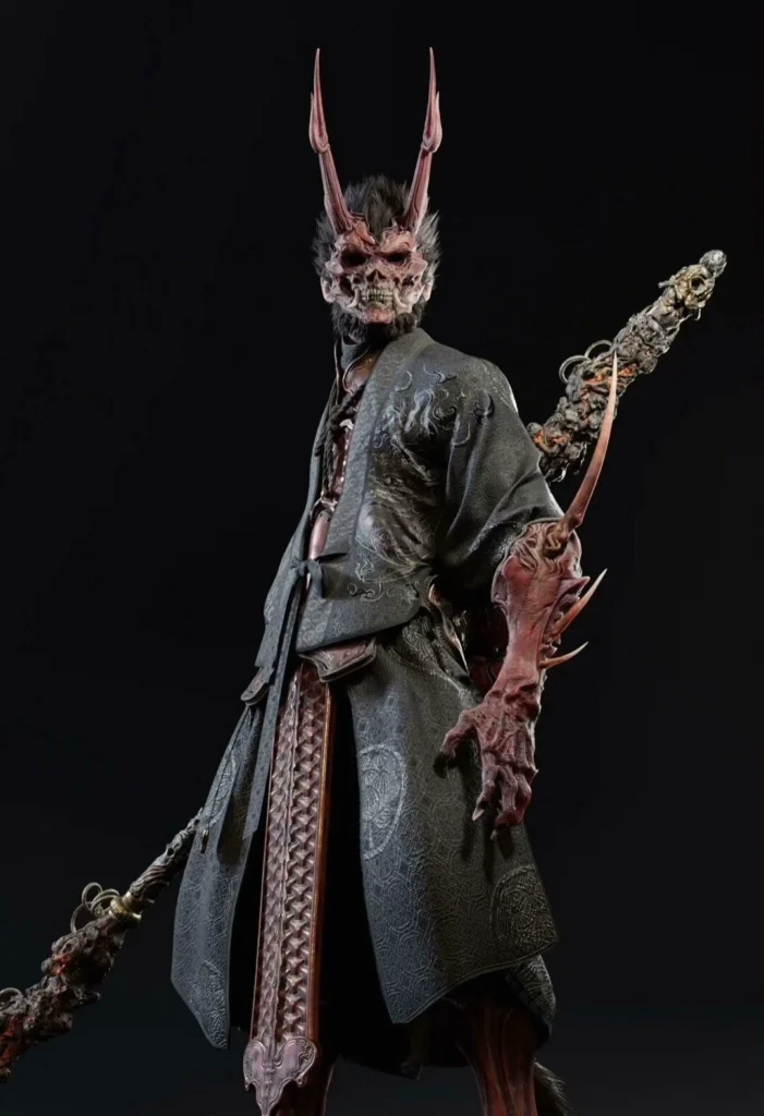Anime Figure Statue Model Ornament Toy Gk Black Myth: Wukong Game Scientific Destiny Human Fire Demon Set Large